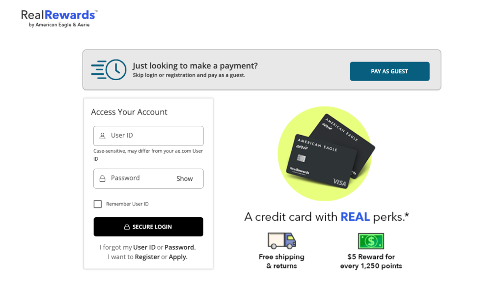 American Eagle Credit Card Login tips