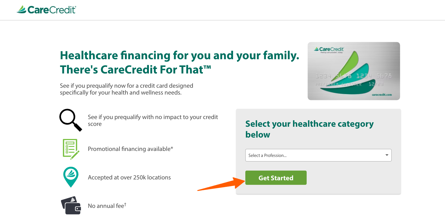 Apply for CareCredit Credit Card