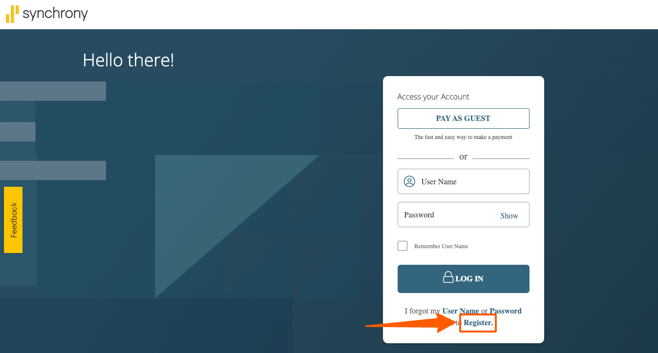 Register for Synchrony Car Care Card