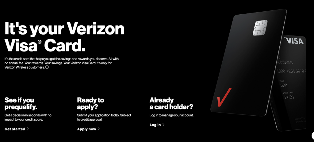 Verizon Credit Card Login tips